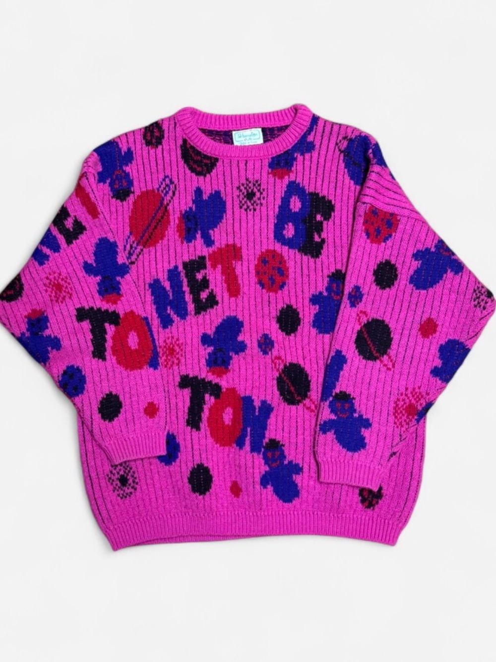 vintage 1980s United Colors of Benetton wool-alpaca blend sweater